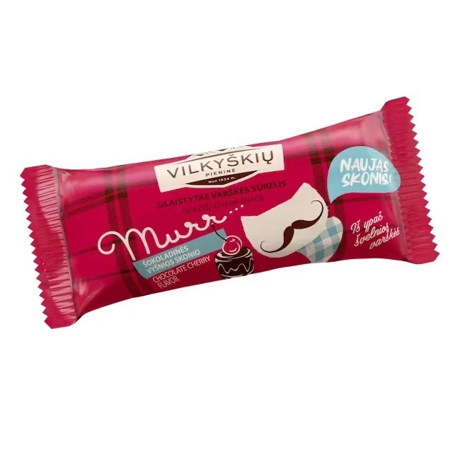 GLAZĒTS BIEZPIENA SIERIŅŠ MURR, AR ĶIRŠIEM UN ŠOKOLĀDI, 40G
