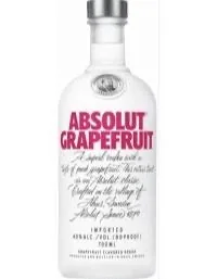 Водка Absolut Grapefruit 40%, 0,7 л