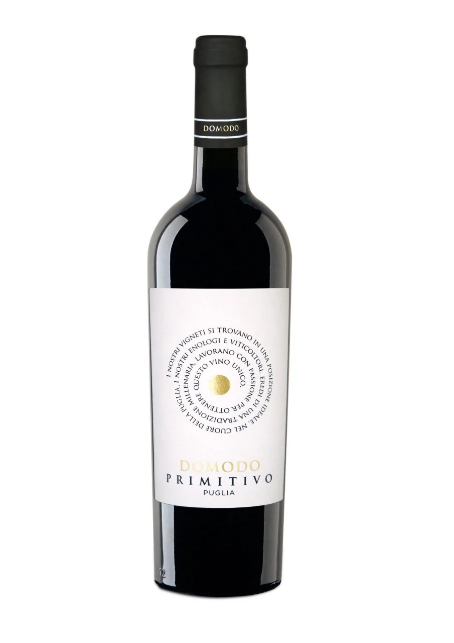 Sarkanvīns Domodo Primitivo Puglia 12% 0,75 l