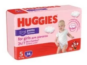 AUTINB.HUGGIES PANTS S5 12- 17KG GIRI 34GAB. 