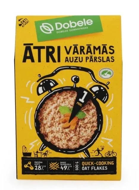 AUZU PĀRSLAS DOBELE ĀTRI VĀRĀMĀS KASTĪTE 500G