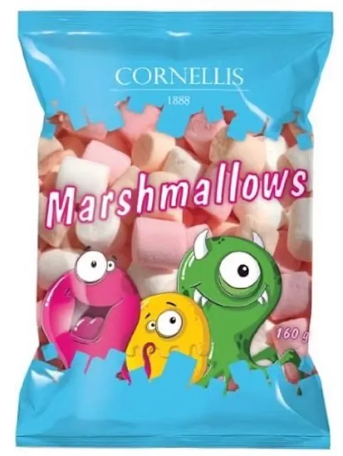 MARSHMALLOWS ZEFĪRS CORNELLIS, 160G