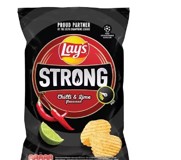 KARTUPEĻU ČIPSI LAY'S AR ČILI UN LAIMA GARŠU 120G