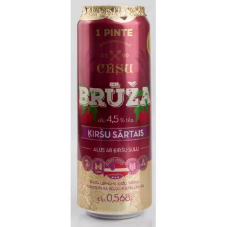 Alus Cēsu Brūža ķiršu sārtais 4,5% 0,568 l can