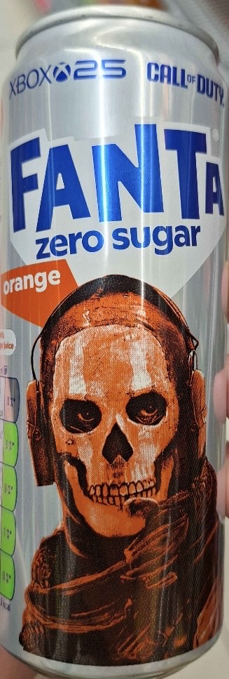 Газированный напиток Fanta Orange Zero с подсластителем, 0,33 л