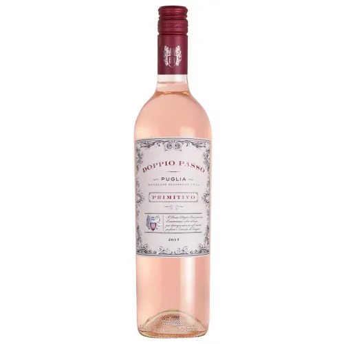 Розовое вино Doppio Passo Primitivo Rose IGT 12%, 0,75 л