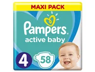 AUTIŅB.PAMPERS AB S4 9-14KG 58GAB.
