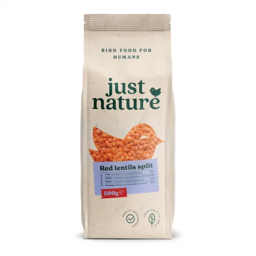 LĒCAS JUST NATURE SARKANĀS ŠĶELTĀS 500G