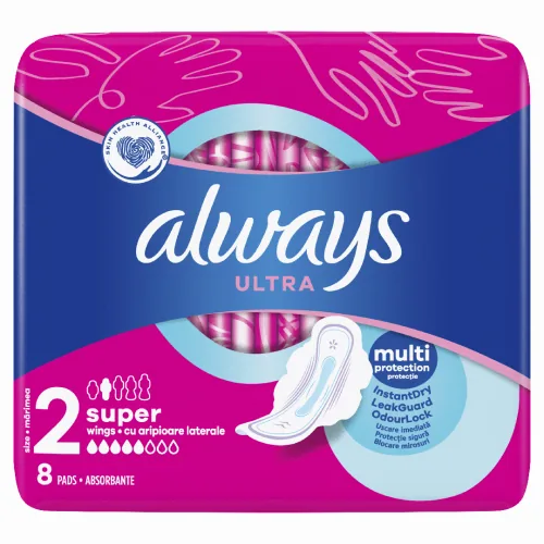 Higiēniskās paketes Always Ultra Super Plus 8 gab.