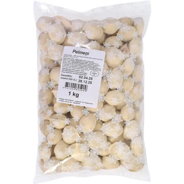 PELMEŅI DAERS AR GAĻAS PILDĪJUMU 1KG