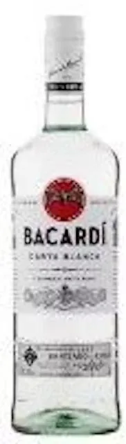 Ром Bacardi Carta Blanca 37,5%, 1 л