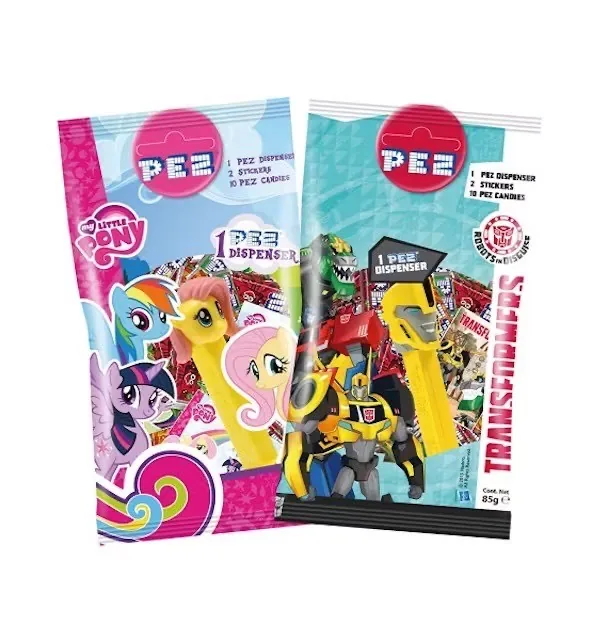 KONFEKŠU DISPENSERS PEZ MIX, AR UZLĪMĒM, 85G
