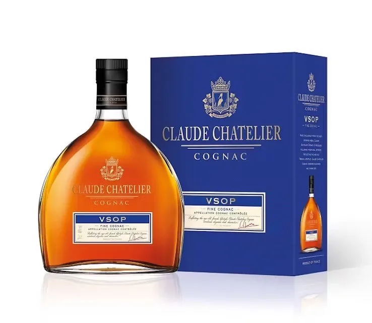 Коньяк Claude Chatelier V.S.O.P., 40%, в подарочной упаковке, 0,7 л