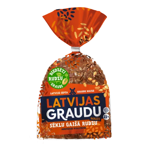 RUDZU MAIZE LATVIJAS GRAUDU LATVIJAS MAIZNIEKS GAIŠĀ 390G