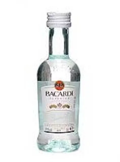 Rums Bacardi Carta Blanca, 40%, 0,05 l