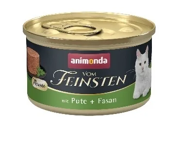 PASTĒTE KAĶIEM ANIMONDA MOUSSE, TĪTARS AR FAZĀNU, 85G
