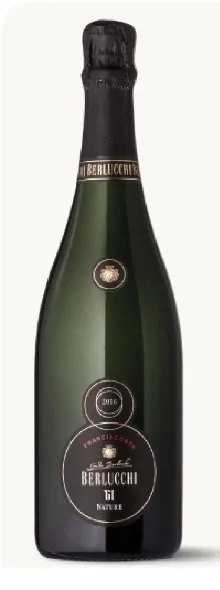 Dzirkstošais vīns berlucchi 61 franciacorta millesimato nature 2016, brut, 12,5%, 0,75 l