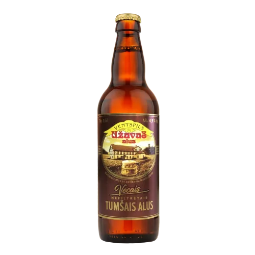 Tumšais alus Užavas vecais nefiltrēts 4,9% 0,5 l