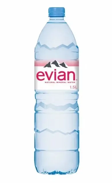 MINERĀLŪDENS EVIAN NEGĀZĒTS, 1.5L (DEP)