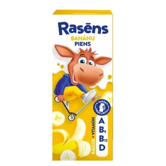 PIENS RASĒNS BANĀNU, 200ML 