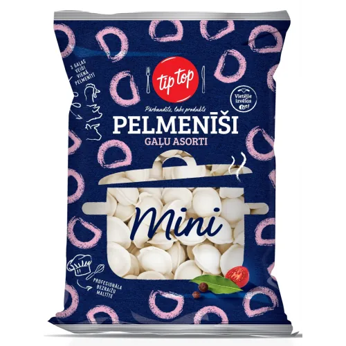 PELMEŅI TIP TOP MINI PELMENĪŠI 700G