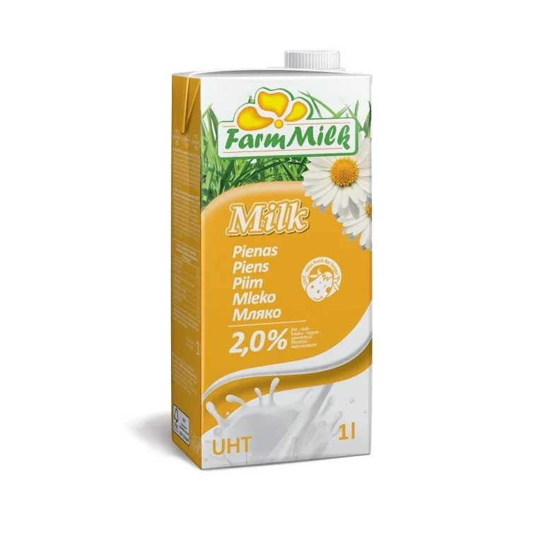 PIENS UHT FARM MILK 2% 1L