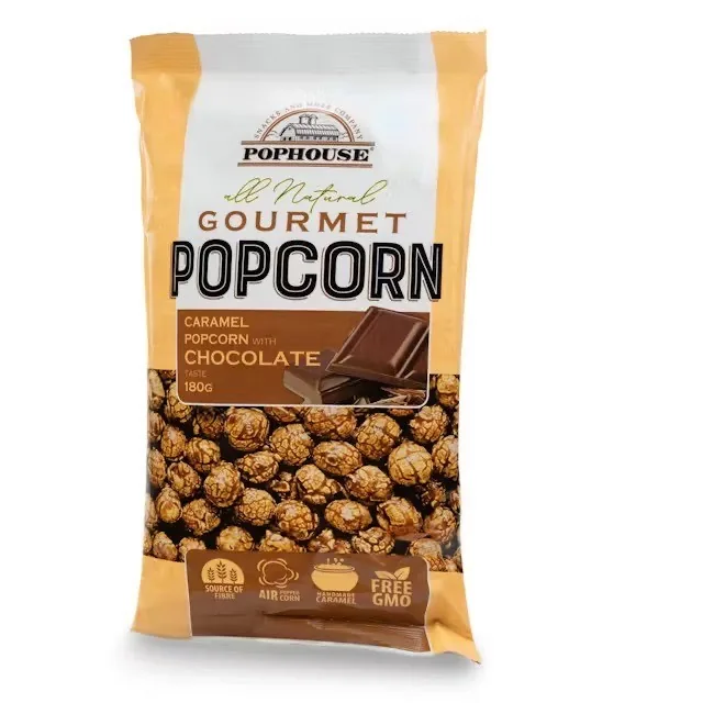 POPKORNS POPHOUSE KARAMEĻU ŠOKOLĀDES, 180G
