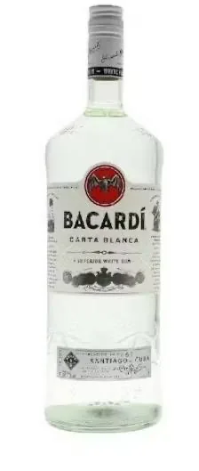 Rums Bacardi Carta Blanca, 37,5%, 0,2 l