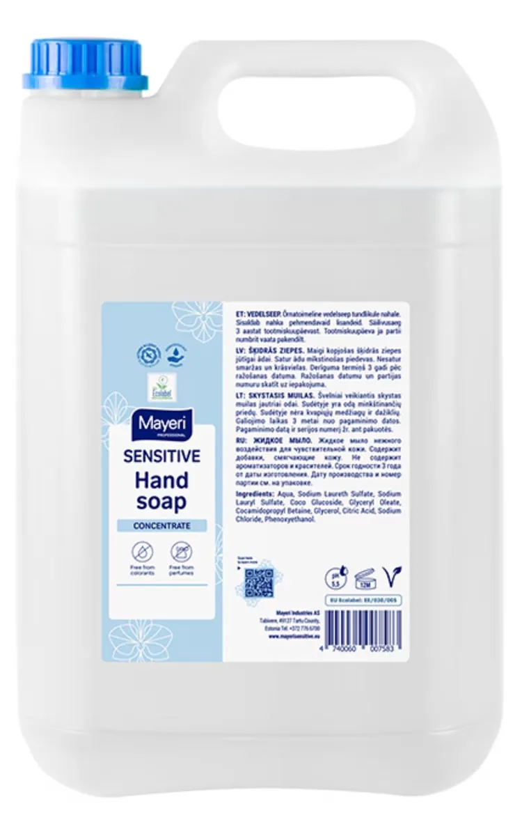 MAYERI SENSITIVE ŠĶIDRĀS ZIEPES, 5L