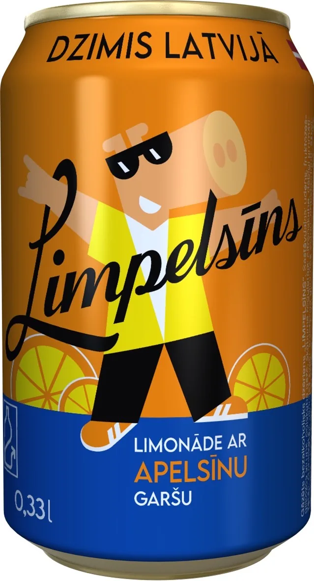 GĀZĒTS DZĒRIENS LIMONĀDE LIMPELSĪNS 0,33L