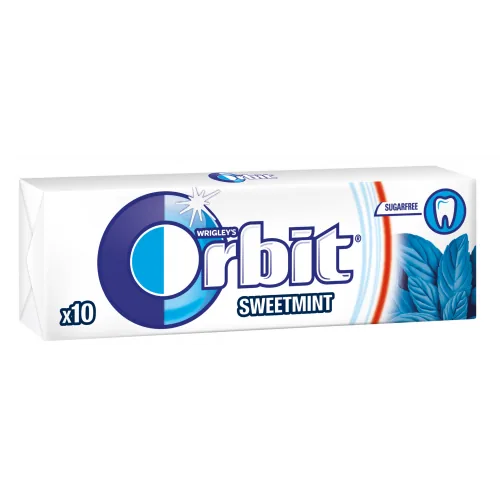 KOŠĻĀJAMĀ GUMIJA ORBIT SWEET MINT 14G