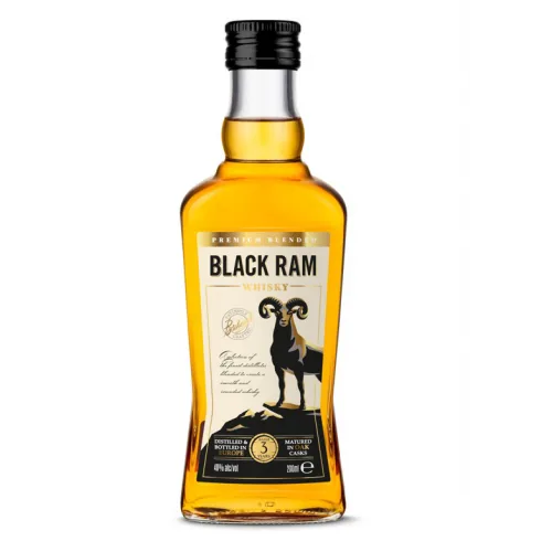 Viskijs Black Ram 40% 0,2 l