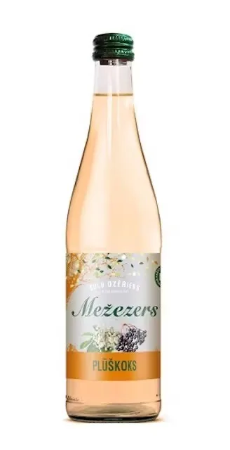 BEZALKOHOLISKS DZIRKSTOŠS DZĒRIENS MEŽEZERS PLŪŠKOKS 0,5L