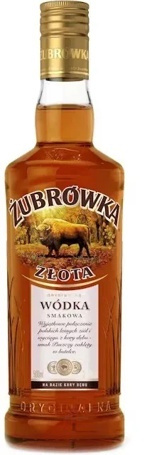 Водка Zubrowka Zlota 37,5%, 0,5 л