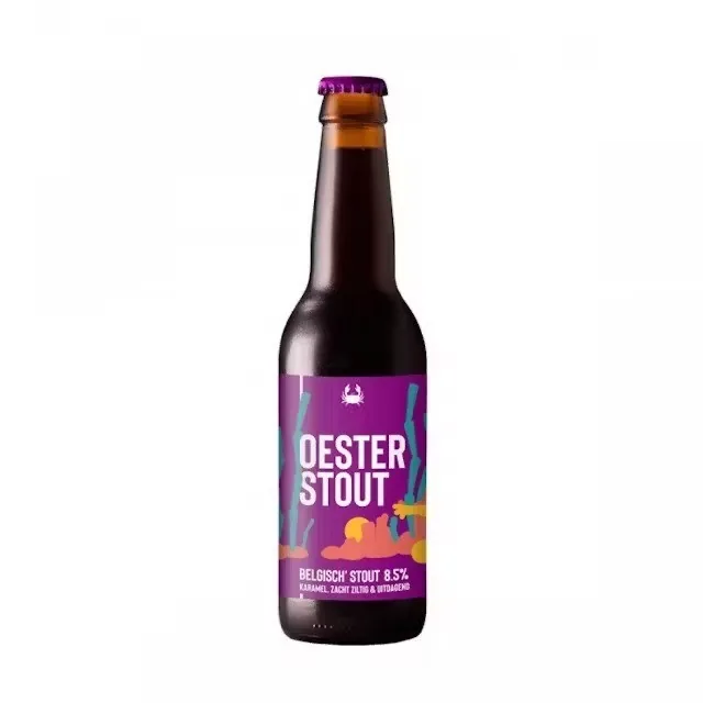Alus schelde oester stout, 8,5%, stiklā, 0,33 l (DEP)
