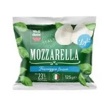SIERS MOZZARELLA LIGHT WELL DONE 23%125G 