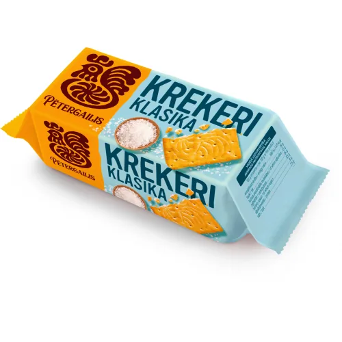 KREKERI PĒTERGAILIS KLASIKA (SĀĻIE AR SVIESTA GARŠU) 70G