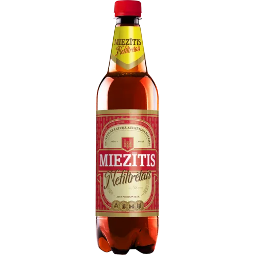 Alus Miezītis nefiltrētais 5,8% 1 l PET