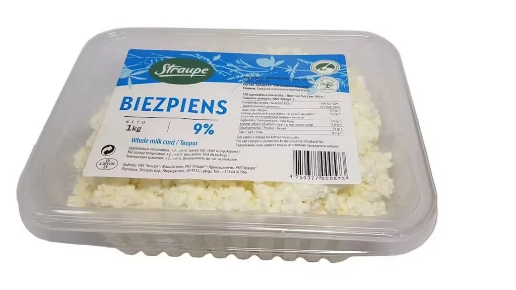 PILNPIENA BIEZPIENS STRAUPE, 9%, 1KG