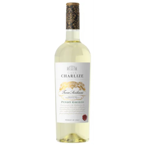 Baltvīns Casa Charlize Pinot Grigio Terre siciliane IGT 12% 0,75 l