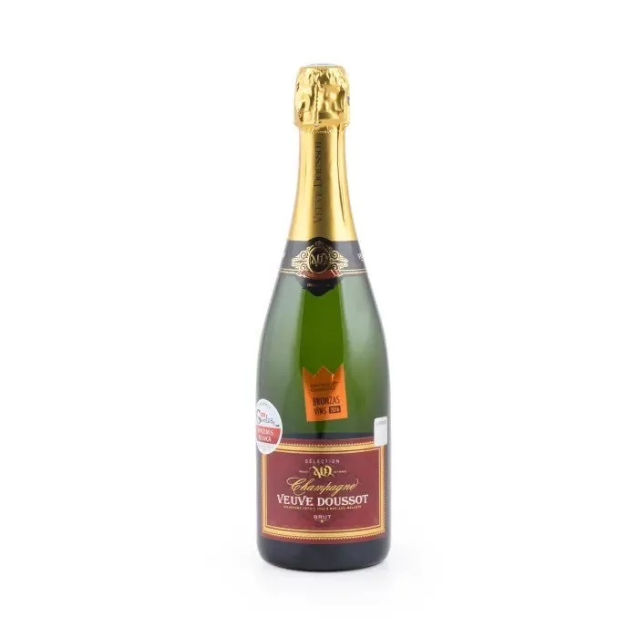 Šampanietis Veuve Doussot Champagne Demi-Sec sélection pinot noir chardonnay pussausais 12,5% 0,75 l