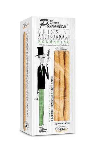MAIZES STANDZIŅAS BUON PIEMONTESI ROSMARINO, AR ROZMARĪNU UN RĪSU EĻĻU, ROKU DARBS, 120G