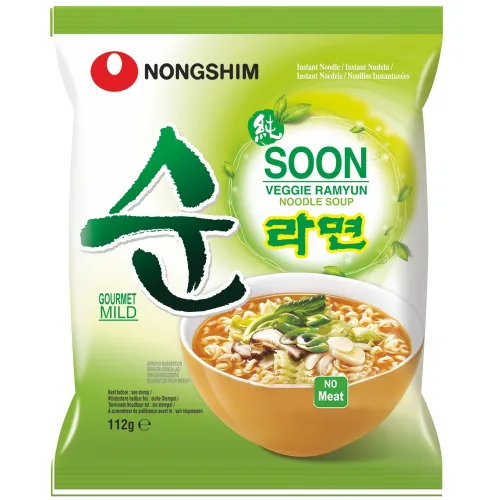 ZUPA NŪDEĻU NONGSHIM VEGGIE RAMYUN DĀRZEŅU 112G