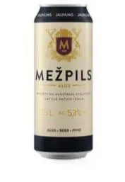 Alus Mežpils gaišais 5,3% 500 ml