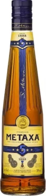 Brendijs Metaxa 5*, 38%, 0,5 l