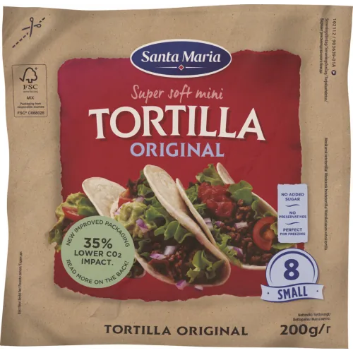 TORTILLAS SANTA MARIA KVIEŠU MAZĀS 200G