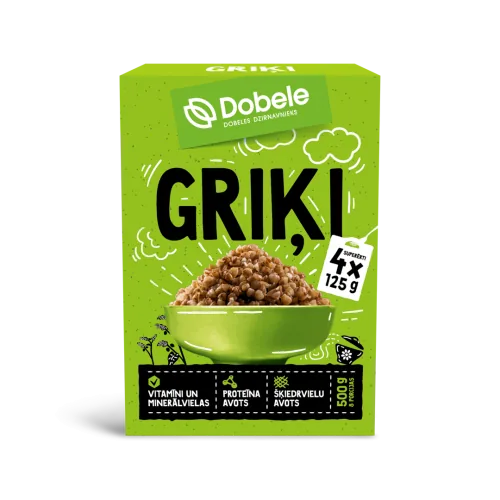 GRIĶI DOBELE 4X125G