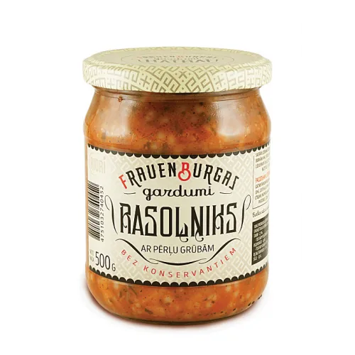 RASOĻŅIKS AR PĒRĻU GRŪBĀM FRAUENBURGAS GARDUMI 500G