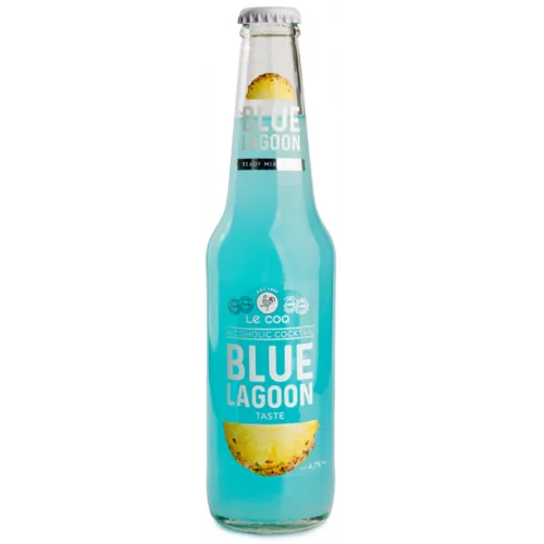 Алкогольный коктейль Blue Lagoon A. Le Coq 4,7%, 0,33 л