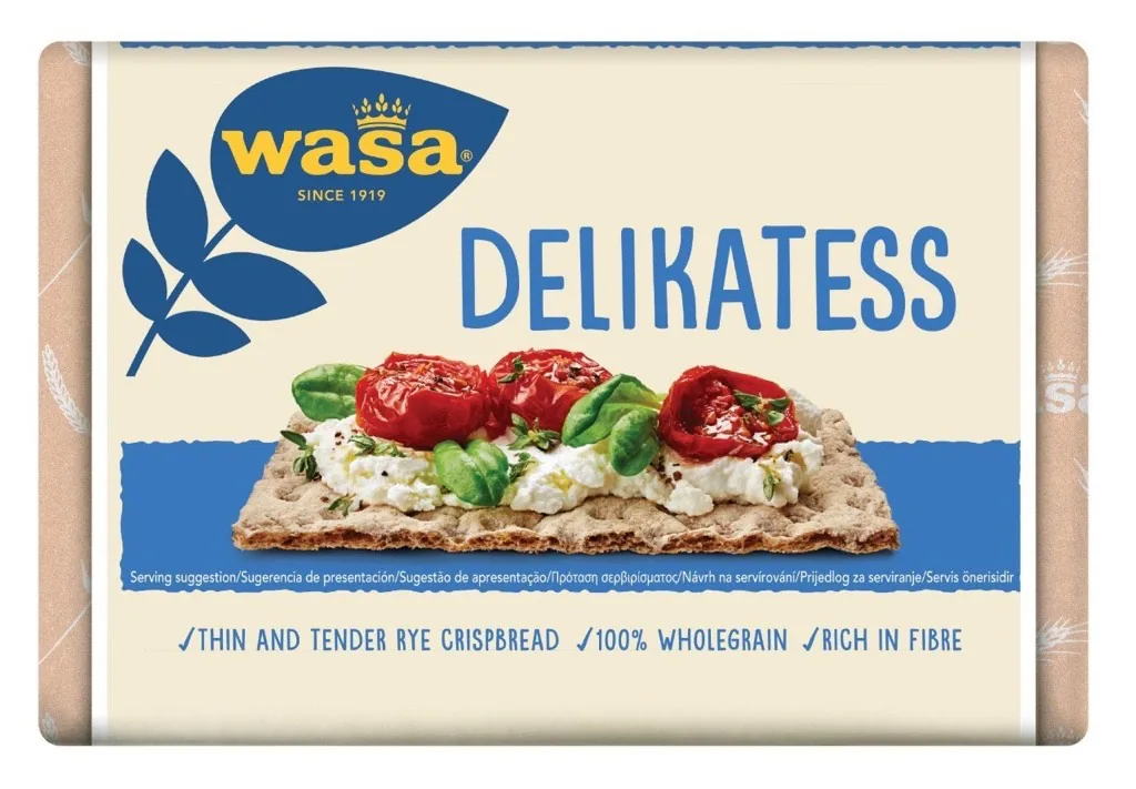 SAUSMAIZĪTES RUDZU WASA DELIKATESS 270G